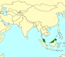 Arachonia borneensis_map